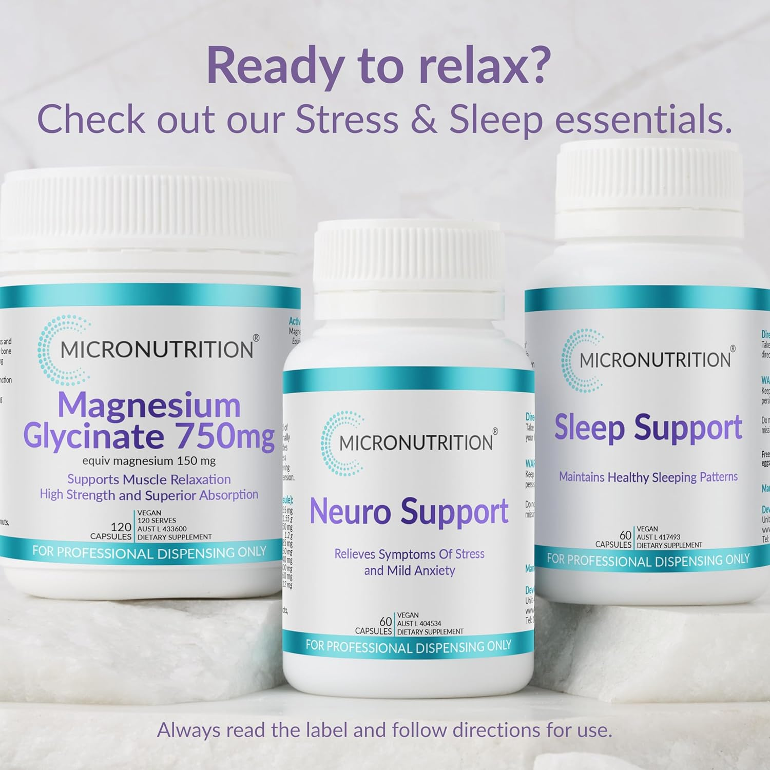 MICRONUTRITION Magnesium Glycinate 750Mg (180 Capsules) High Strength High Absorption - Muscle, Bone & Heart Health, Non-Gmo, Gluten Free - 150Mg Elemental Magnesium Supplement (180 Caps) image number 6