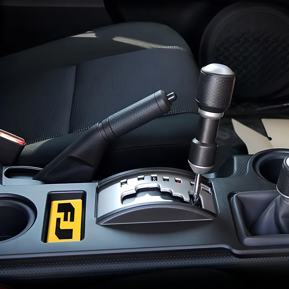 Aosseiye White Car Interior Crystal Stickers for Toyota FJ Cruiser 2007-2024 Center Console Gear Shift Panel Cover Stickers FJ Logo Patch Interior Accessories - Haze Blue image number 7