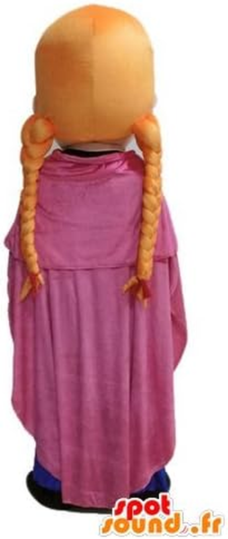 Spotsound Amazon Mascot Red-Haired Girl, Princess with Braids image number 1