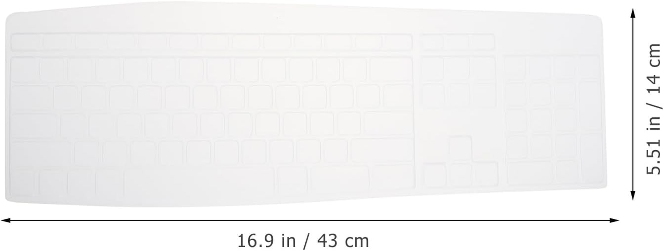 ARTIBETTER Gaming Keyboard Cover Keyboard Sleeve Silicone Skin Protective Cover for Mk850 image number 4