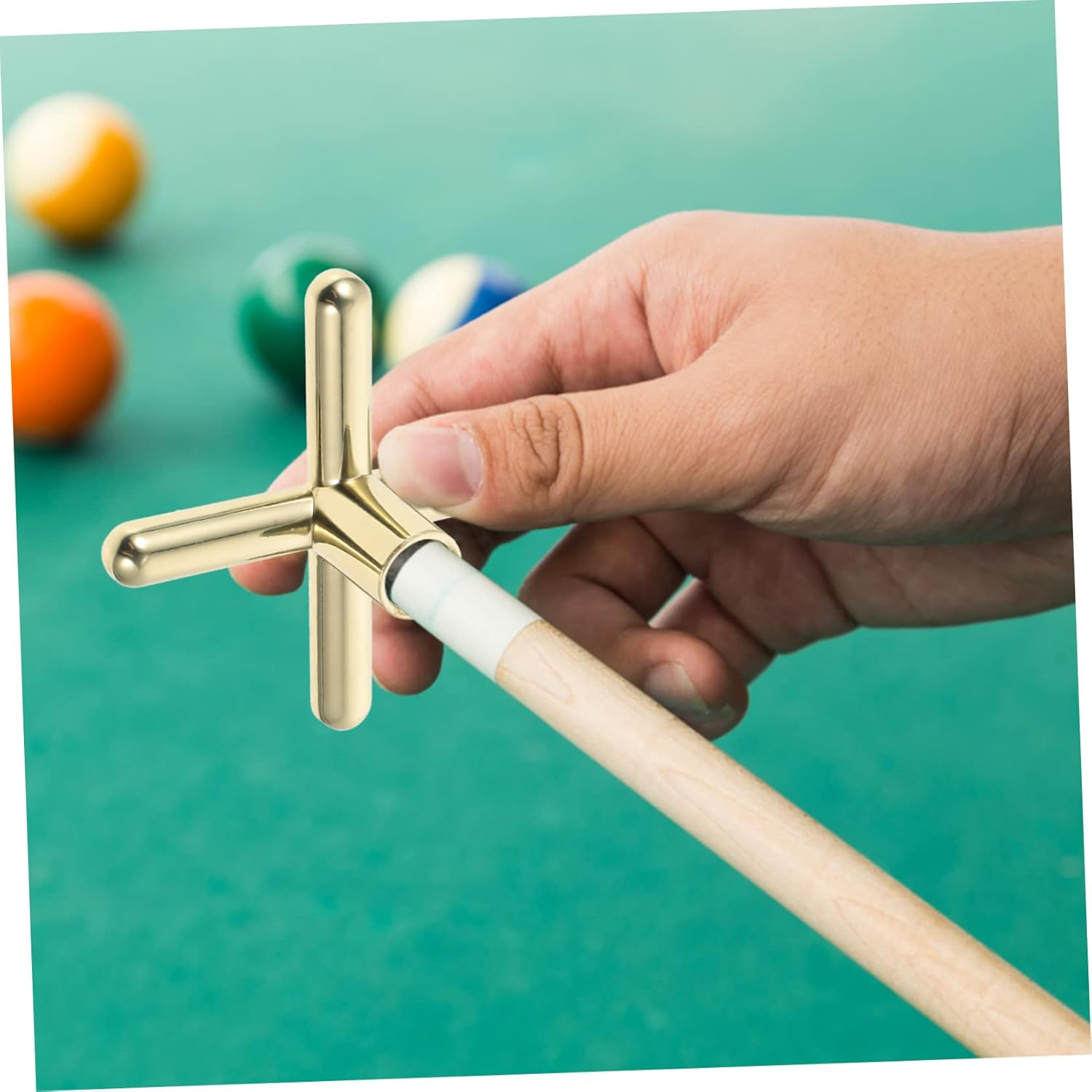 HANABASS 3Pcs Rust-Proof Snooker Bridge Metal Cross, Low and High Pool Cue Bridge Heads Portable Billiard Supply for Professional and Amateur Use