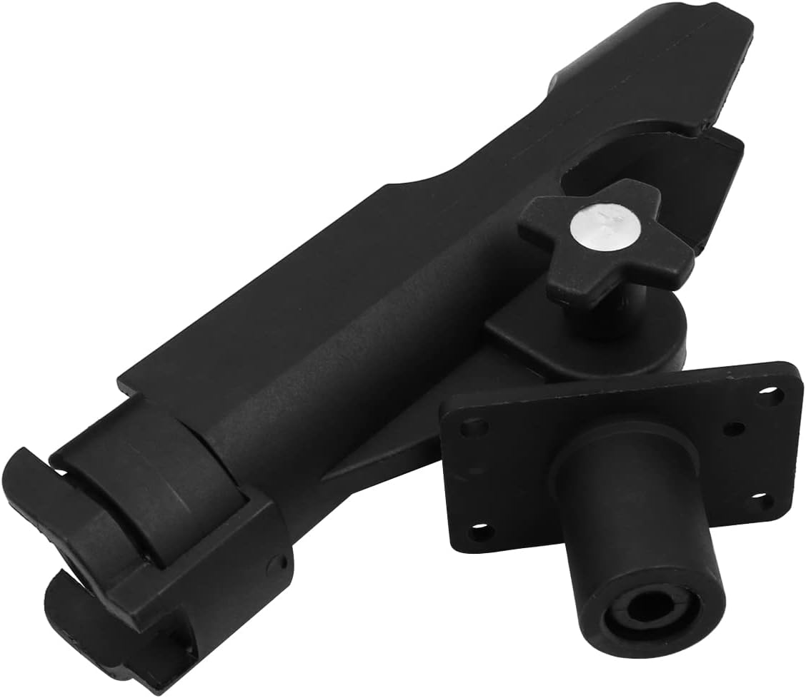 Fishing Rod Holder 360 Degree Adjustable Rotation Base Screws for Boat Kayak Fishing Vertical Boat Accessories for Attaching to Boat Rails Fence Adjustable Fishing Rod Racks image number 3