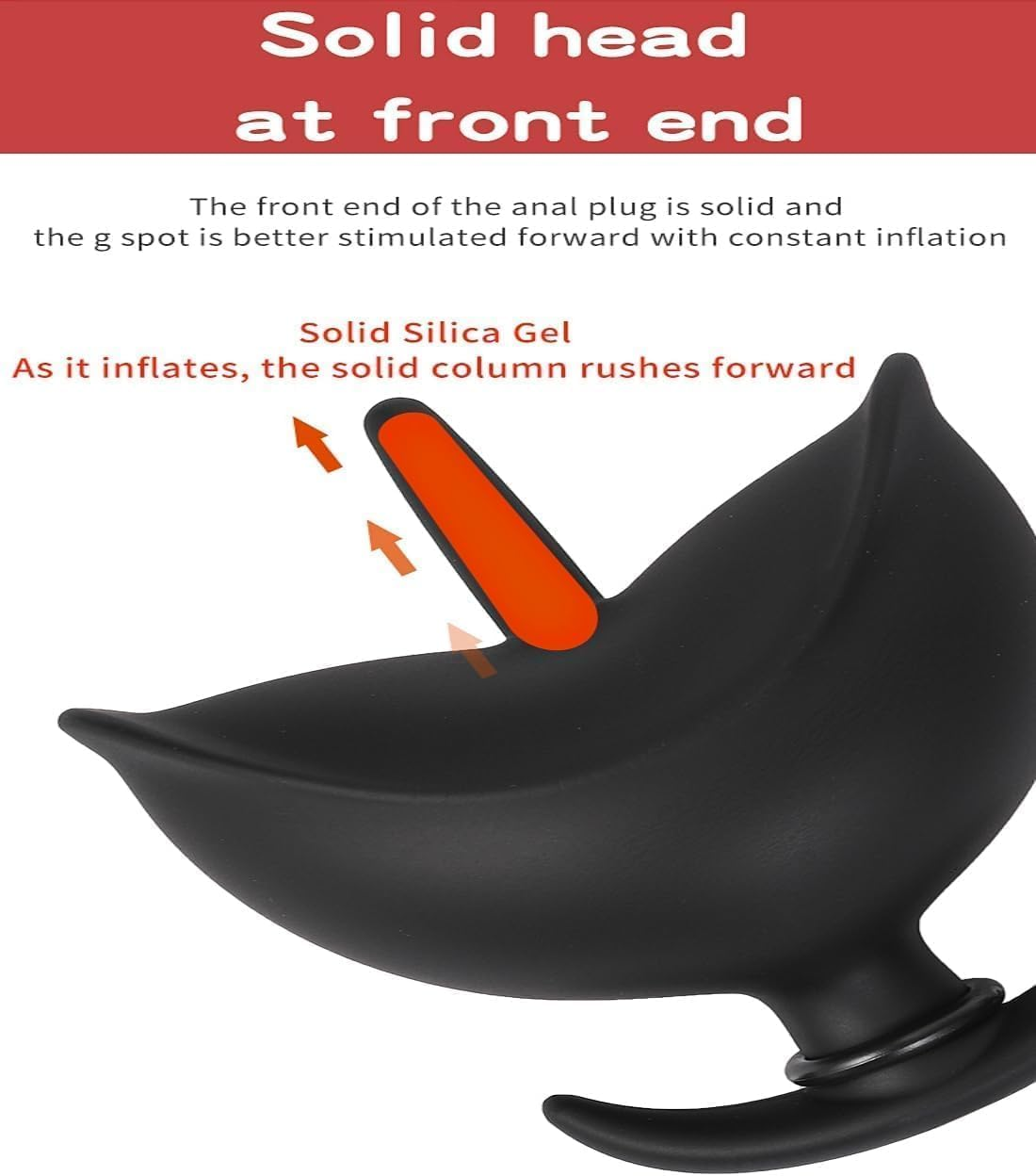 Expand Inflatable Anal Plug，Silicone Detachable Inflatable Bud Anal Plug Expander Dildo Pump Anus Butt Dilator Adult Sex Toys image number 1