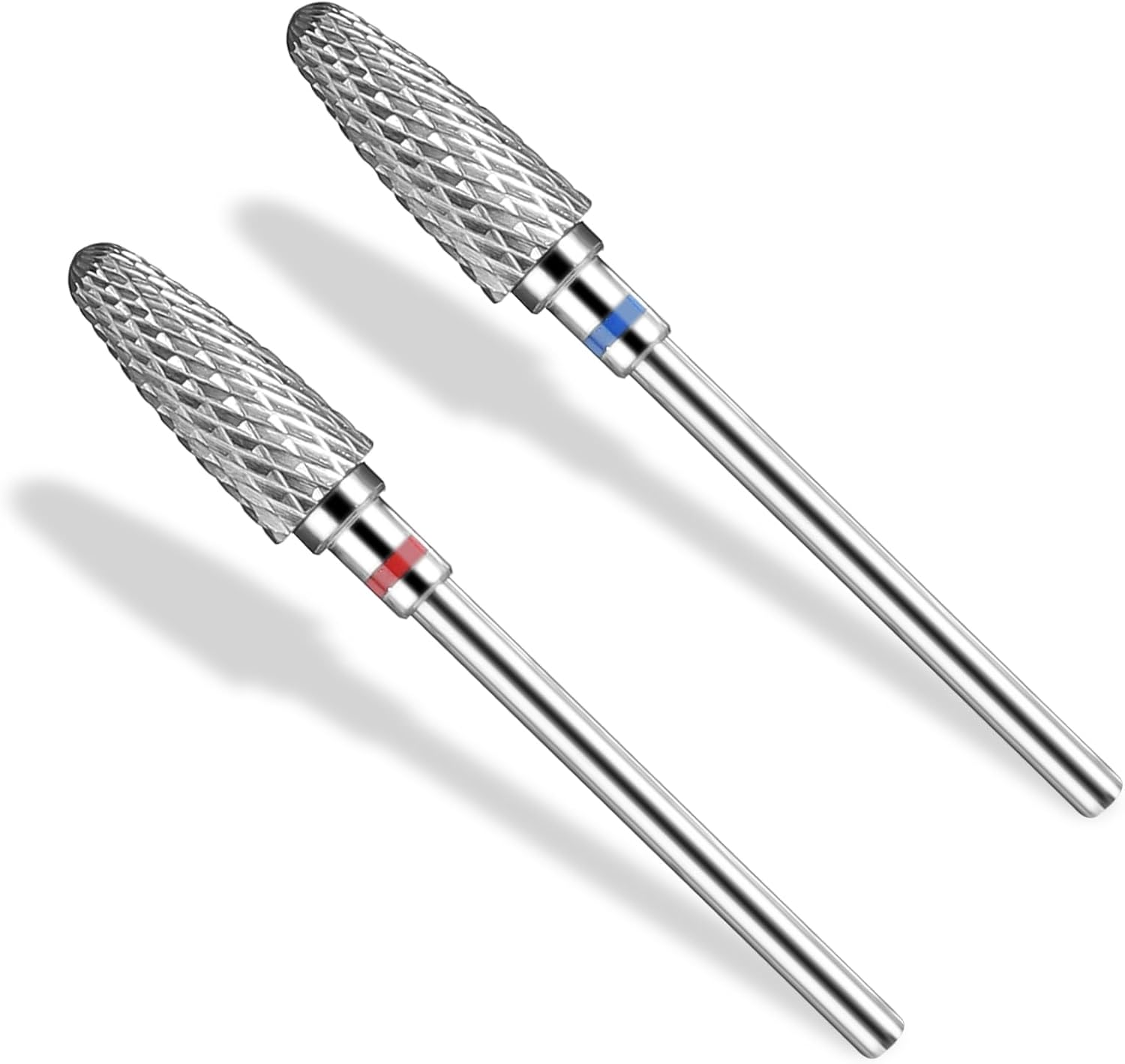 Nail Drill Bits Tech for Nails Set 2 PCS Tips Cuticle Mandrel Professional Flame File Mini Sanding Cord Accessories Gel Remover Professional Nail Drill Bits Set Carbide Ceramic for Tech Gel Remover image number 5