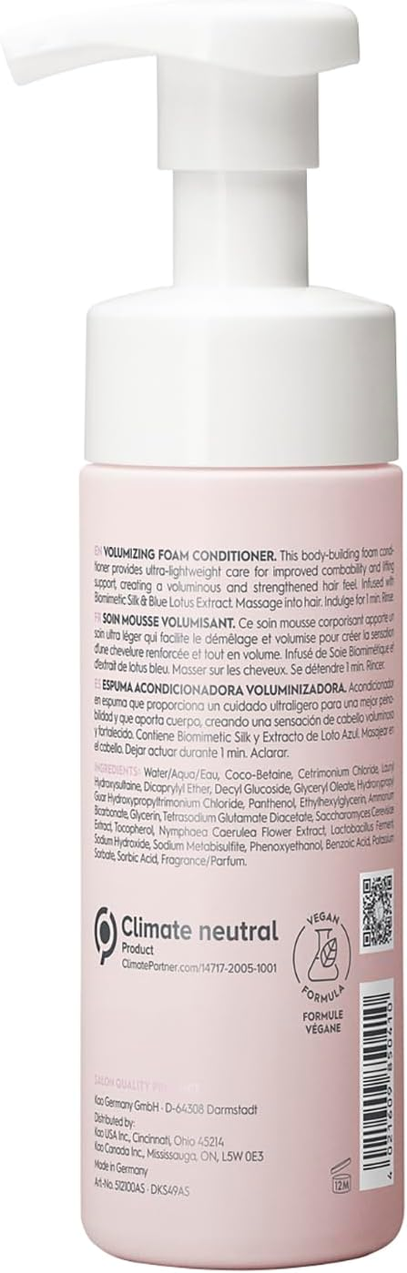 Kerasilk Essential Volume Foam Conditioner for Fine, Weigheless Hair, 150 Ml image number 3