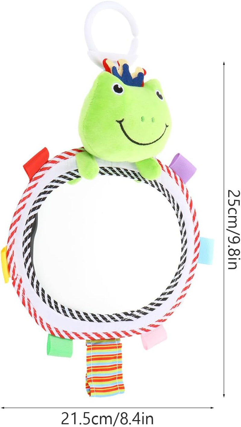 Vaguelly Safety Mirror Carseat Stroller Childrens Toys Hanging Rattles Mirror Rear Facing Toy for for Infants S Plastic Back Distorting image number 4