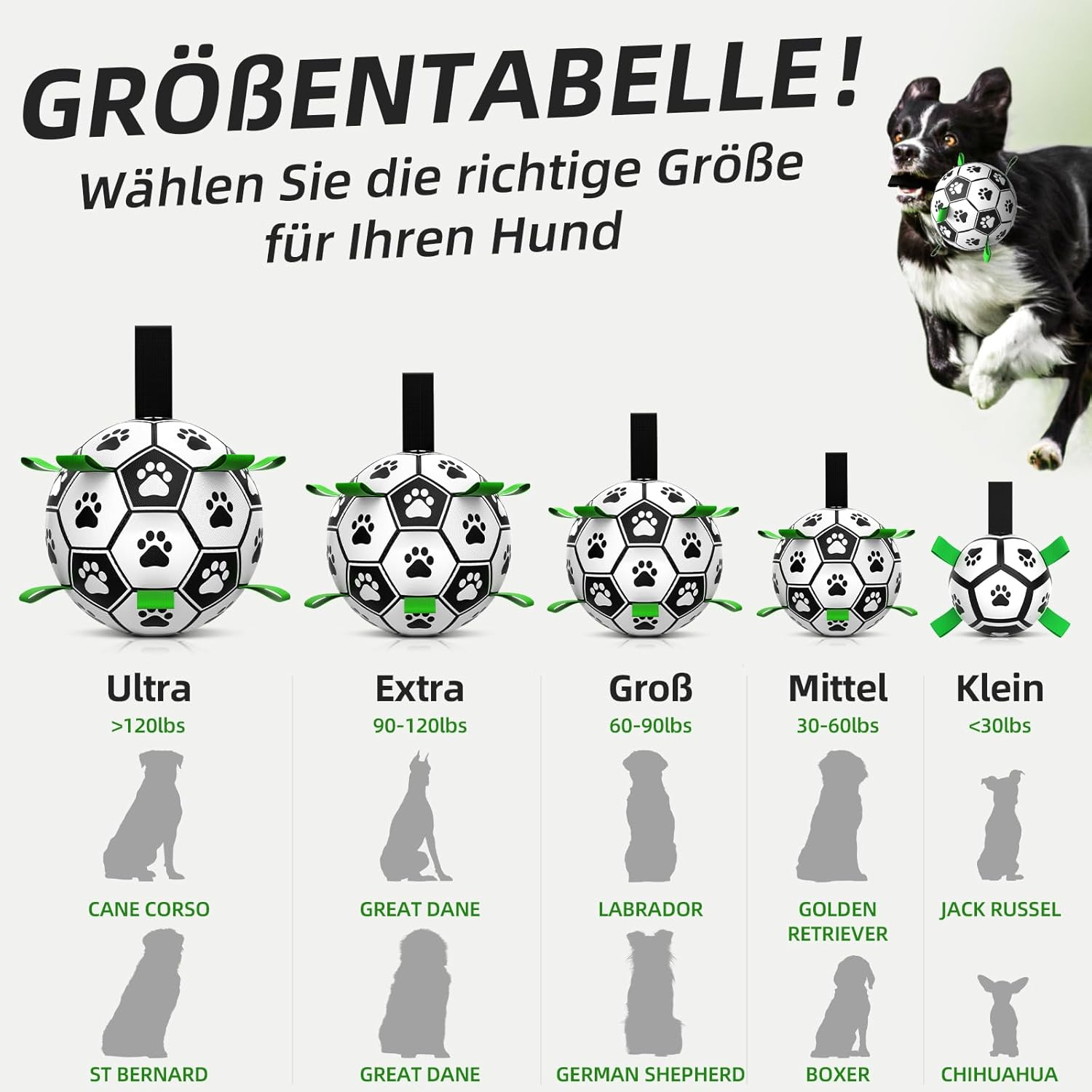 HETOO Dog Ball, Dog Toy Ball with Rope, Interactive Dog Ball for Touring, Durable & High Bounce & Floating Ball for Dogs, Birthday Gifts, Indoor & Outdoor, Medium (6 Inches) image number 6