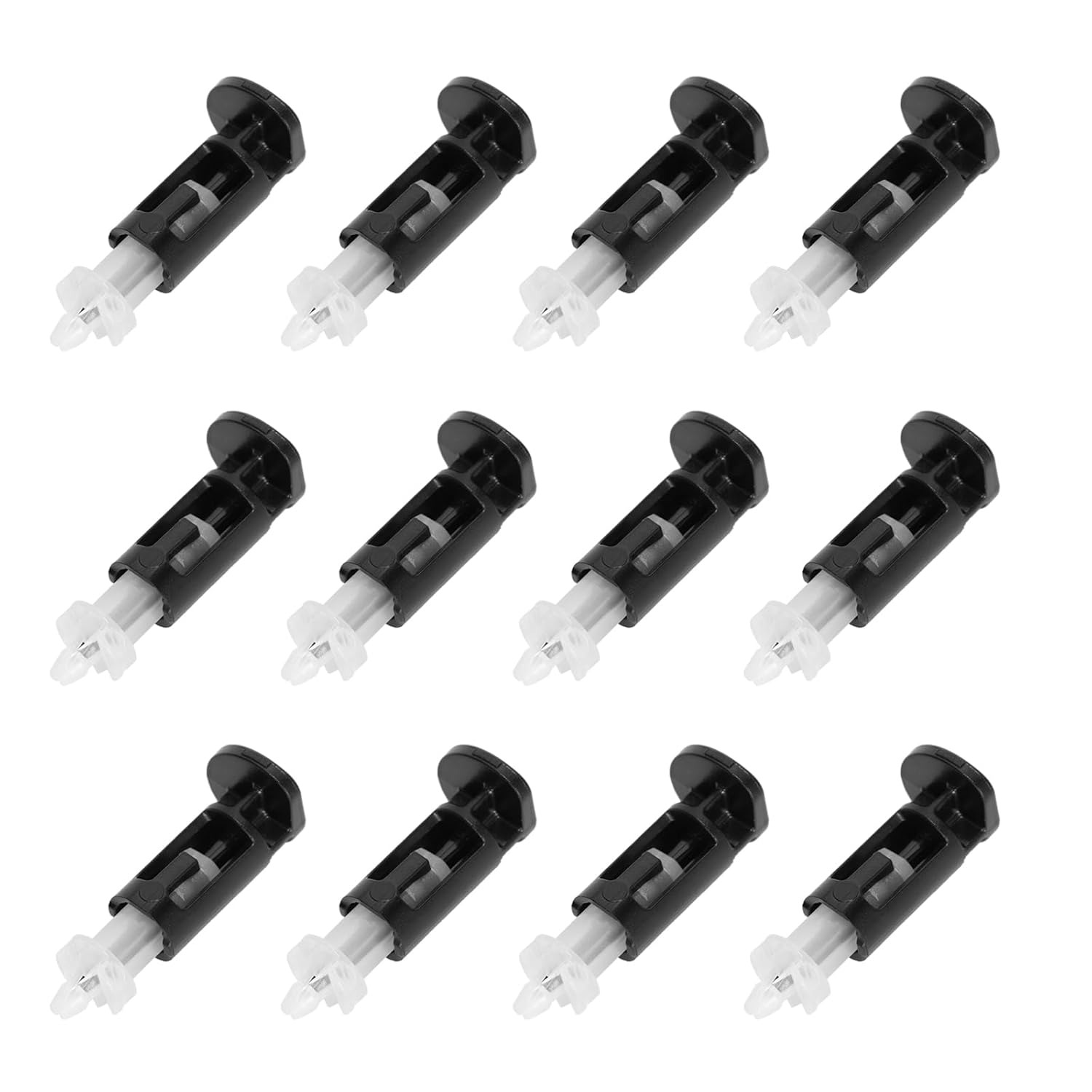 12PCS Plastic CPU Heatsink Cooler Fan Mount Pin Push Screws Fastener Compatible with Intel Socket LGA 775 CPU Heatsink Cooler Fan Computer Components image number 3