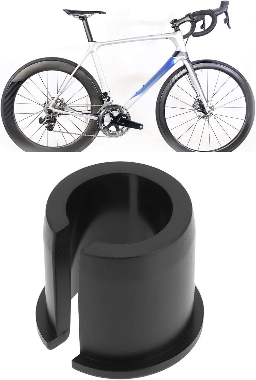 10Pcs Wezxrauo Bike Valve Adapters, Convert Schrader to Presta for Bicycle Tires, 8.5Mm to 6Mm Valve Hole Reducer for Rims, MTB Road Bike Valve Stem Converters image number 1