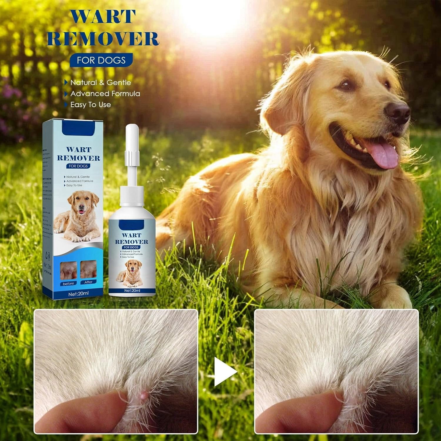 Wart Remover for Dogs,Dog Skin Tag Remover,Dog Wart Remover,Dog Wart Removal Treatment,Skin Tag Remover for Dogs,Effective Wart Removal for Dogs,Strong Warts Remover Dogs,Natural Dog Wart Removal image number 2