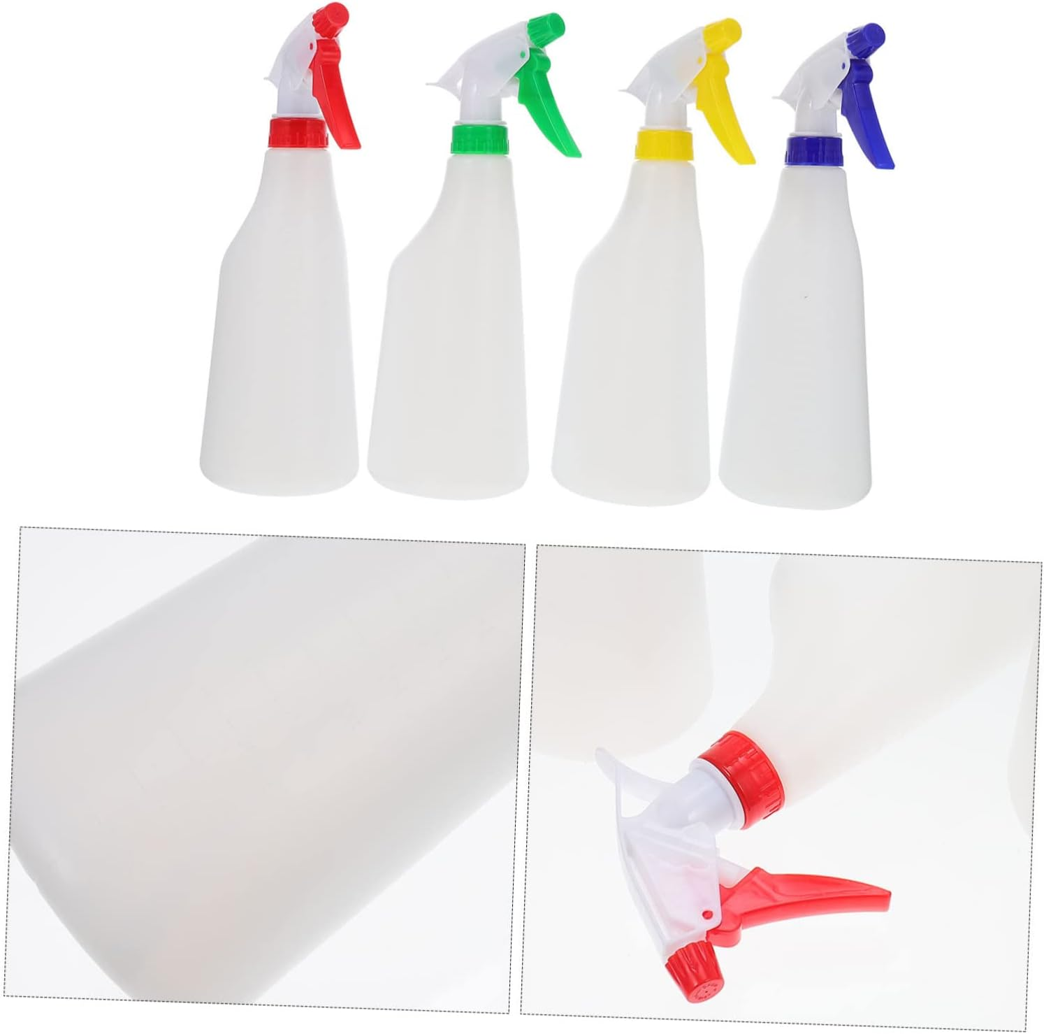 ANDRESLAD 4Pcs Material Sprayer Gardening Spray Bottles Water Spray Cans Plant Watering Devices Weed Sprayer image number 1