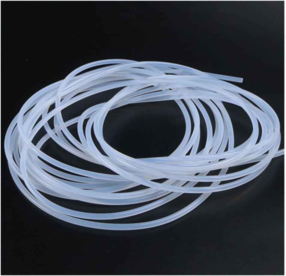 5M Aquarium Air Line PVC Clear Fish Tank, Wanfoou 3Mm*5Mm Pure Silicone Tubing, Clear and Flexible Aquarium Airline Tubing，For Fish Tank Air Pump, Aquariums，Terrariums and Hydroponics image number 4