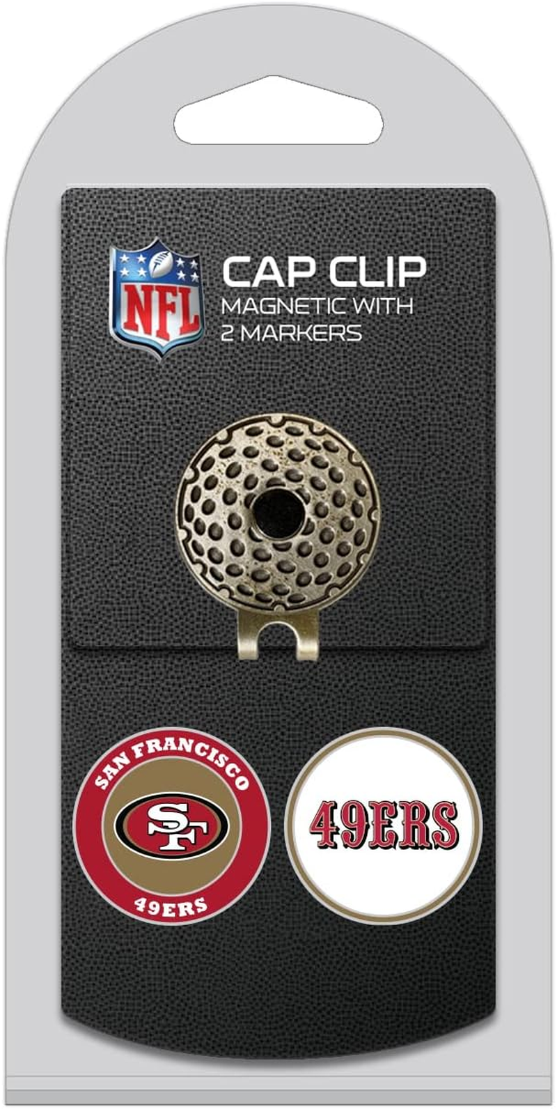 Team Golf NFL Golf Cap Clip with 2 Removable Double-Sided Enamel Magnetic Ball Markers, Attaches Easily to Hats image number 6