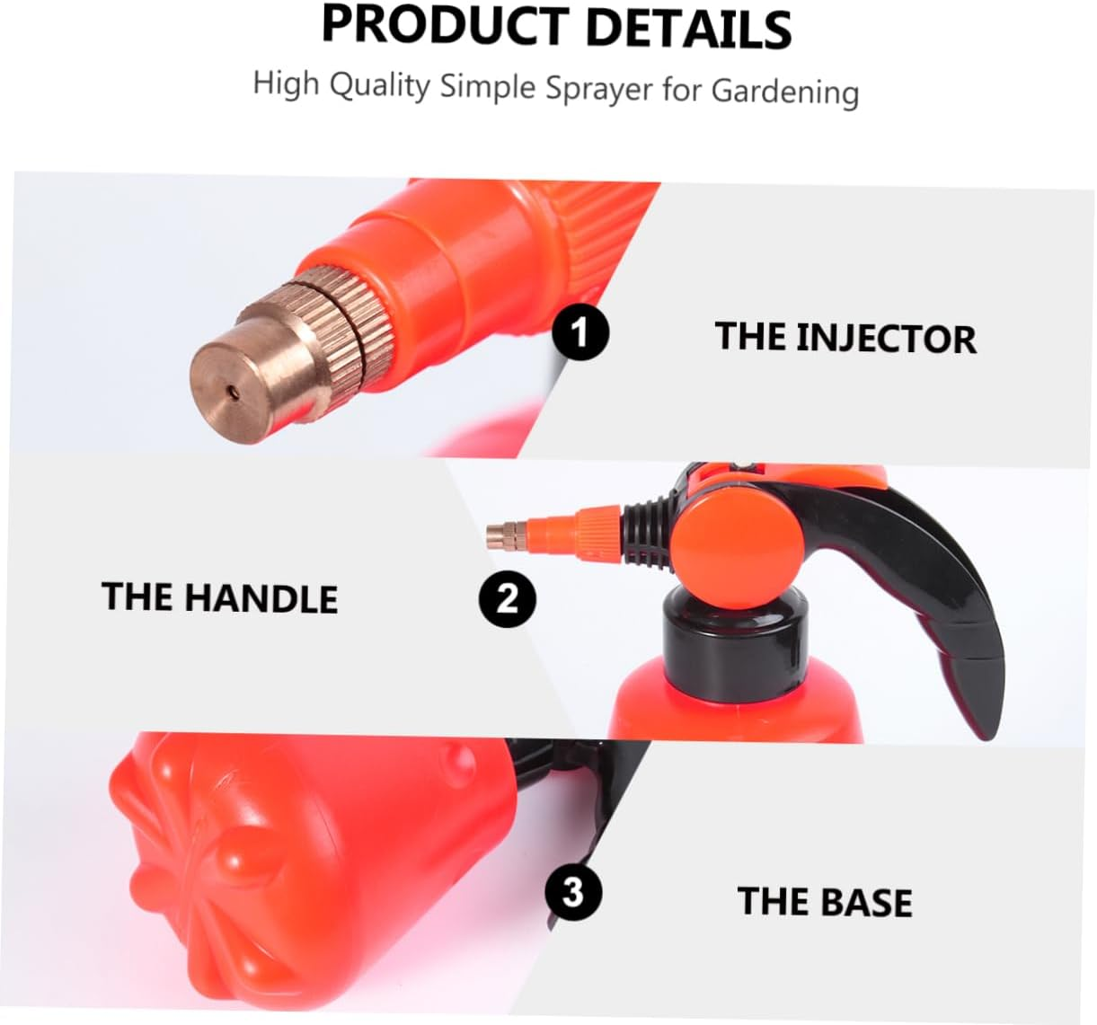 Yardwe Atomizing Sprayer for Plant Watering Spray Bottle Atomization Dispensing Holder Lightweight Continuous Mist Spray for Garden and Home Use image number 3