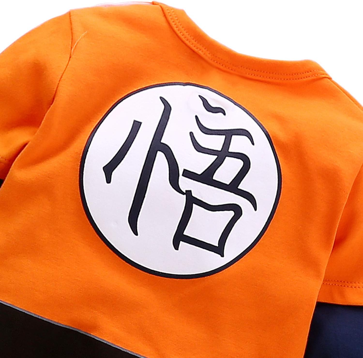 Daimenmeng Baby Romper Jumpsuits Cosplay Newborn Cotton Bodysuit One Piece Clothes for Boy Orange 9-12 Months/80, Orange image number 2