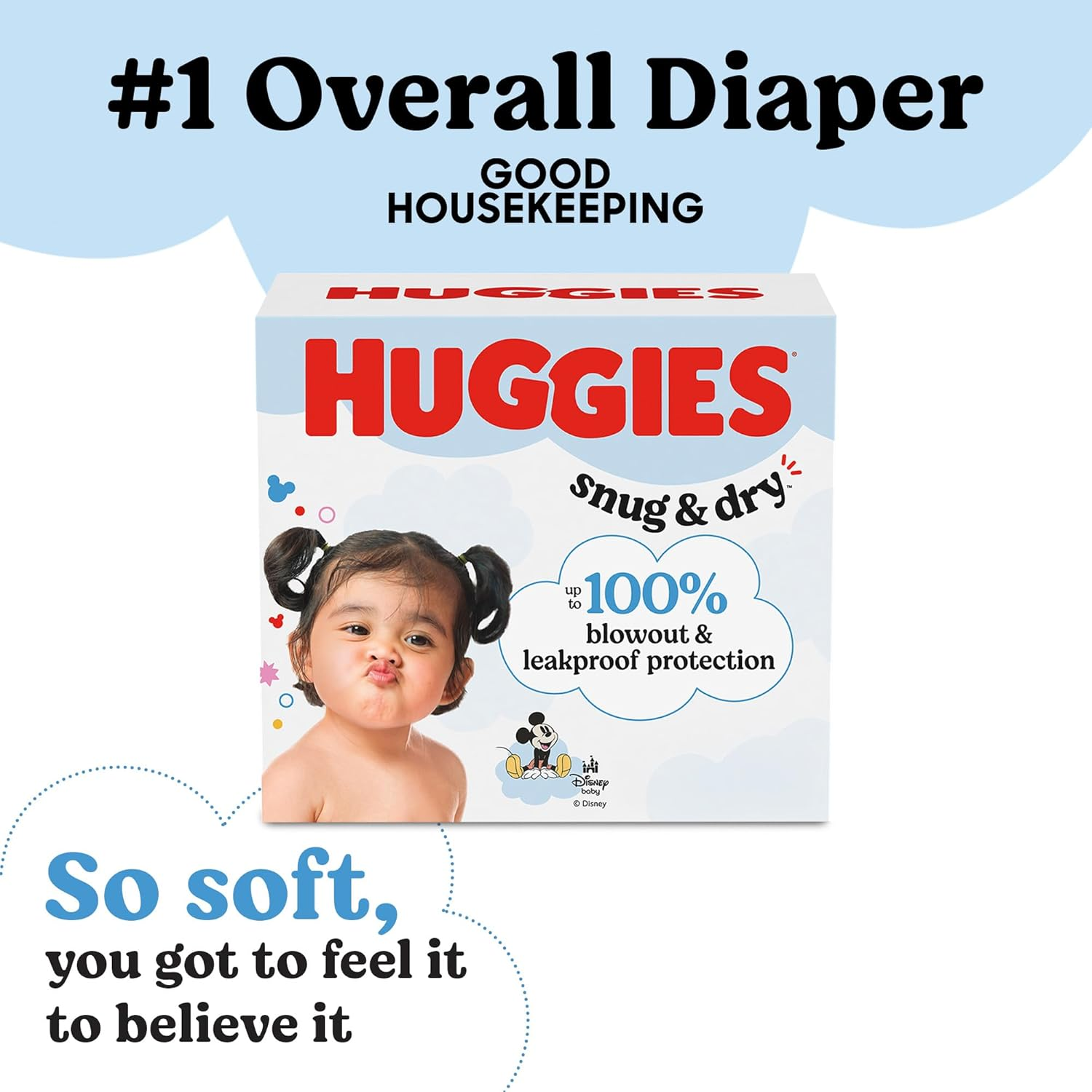 Huggies Size 7 Diapers, Snug & Dry Baby Diapers, Size 7 (41+ Lbs), 54 Count, Packaging May Vary image number 2