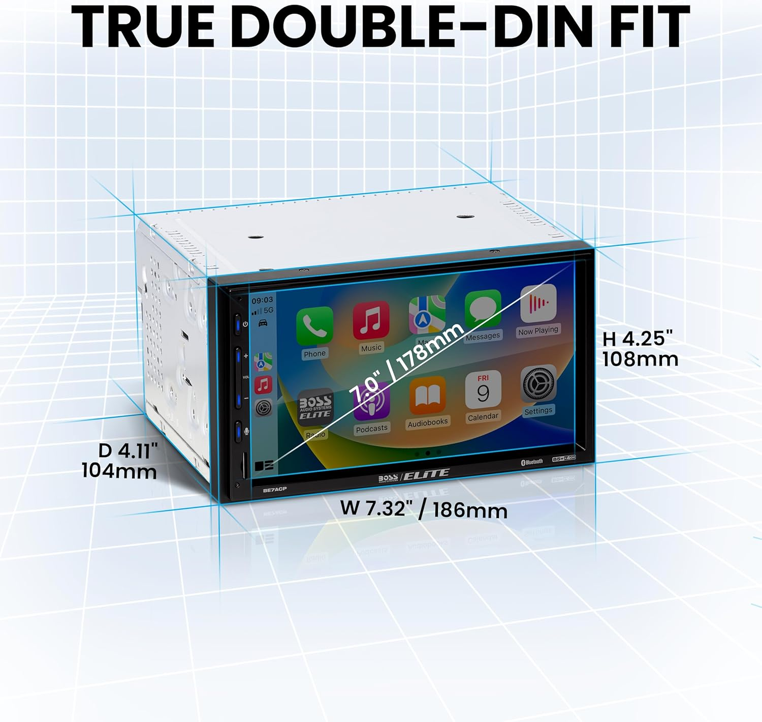 Boss Audio BE7ACP-C Digital Multimedia Receiver, 7 Inch image number 3