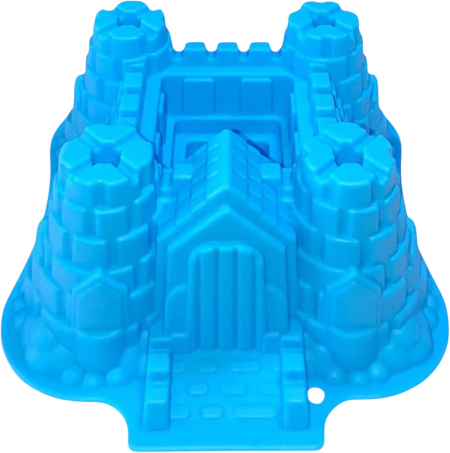 GMMH Original Silicone Baking Mould Castle Small Cake Baking Mould Cake Mould Bread Baking Mould Fruit Base Mould (Blue)