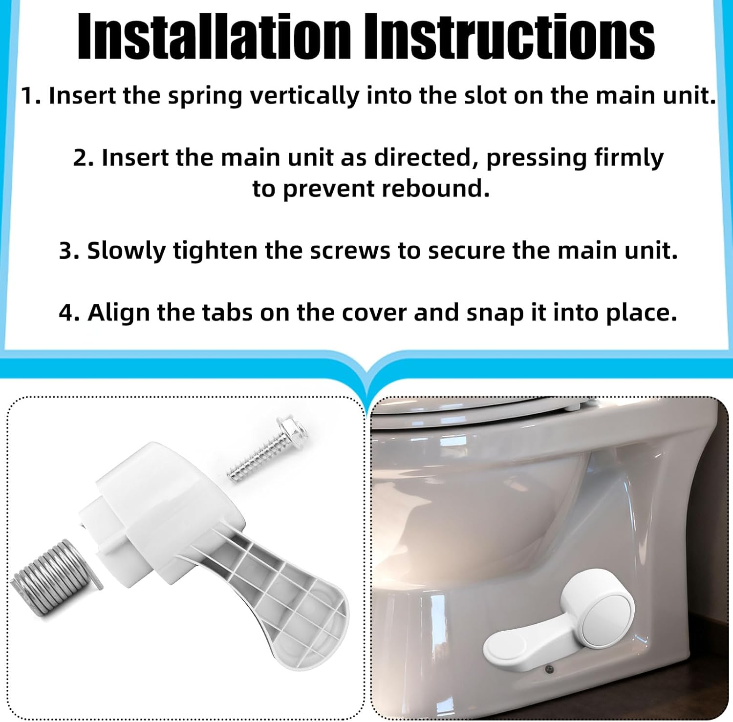 RV Toilet Foot Pedal Replacement for Dometic, Plastic Durable RV Toilet Flush Pedal Replacement Compatible with Dometic 300 310 311 320 321 image number 3