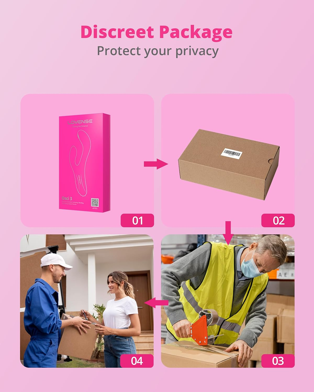 LOVENSE Osci 3 Rabbit Sex Toy Vibrator with APP Control,G-Spot Vibrator & Oscillation Massager with Dual Motor for Clitoral Stimulator,Adult Toys for Women Couple with Wireless Remote Control Vibrator image number 1