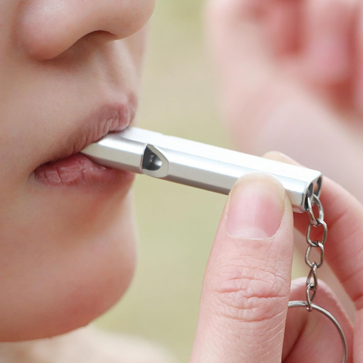 2Pcs Whistle Emergency Survival Loud - Durable Bright Long Lasting Safety Whistle and Lanyard, Easy to Carry & Fit Pocket for Hiking, Coach, Dog Training image number 1