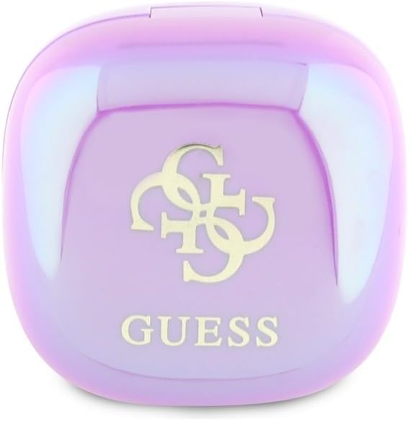 CG Mobile Guess Bluetooth Headphones TWS + Docking Station Iridescent 4G Printed Logo Purple image number 1