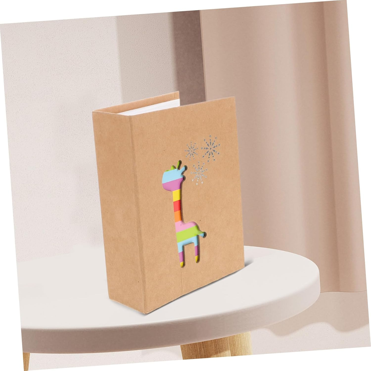 EXAOMBLE Photo Album for Photos Vintage Kraft Picture Album Easy-Insert Design for Birthday Parties and Family Events for Showers and School Activities image number 2