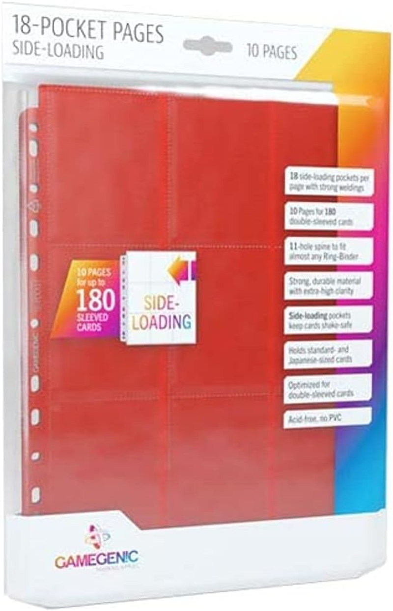Gamegenic Pages: Sideloading 18-Pocket Display - White (10)