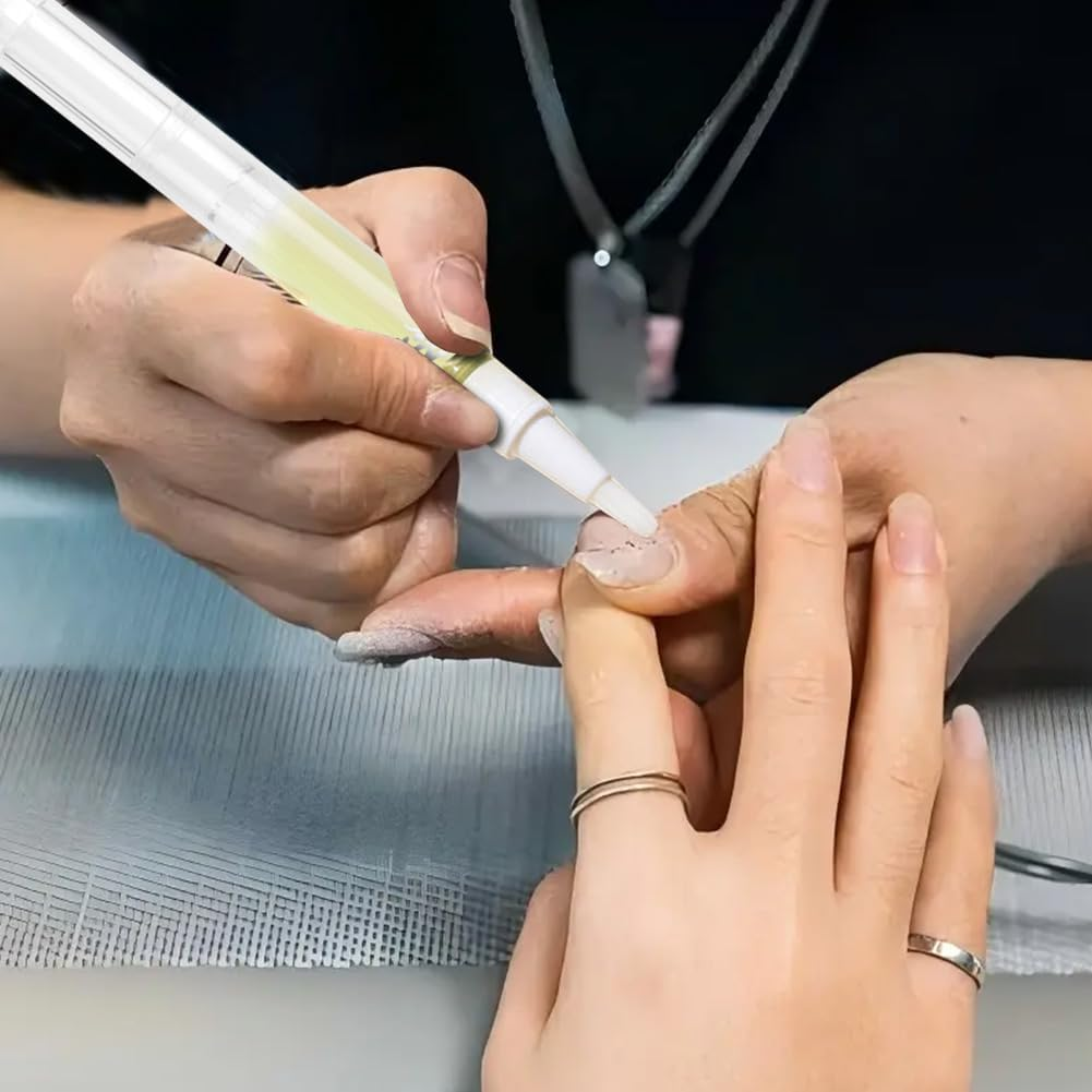 Cuticle Oil Pen Set 6PCS | Vitamin E Enriched Nail Care | Cuticle Treatment & Nail Strengthener | Repairs Dry,Cracked Cuticles,Nail Strengthener,Protects Damaged Skin,Thin Nails,For Home and Salon Use image number 3