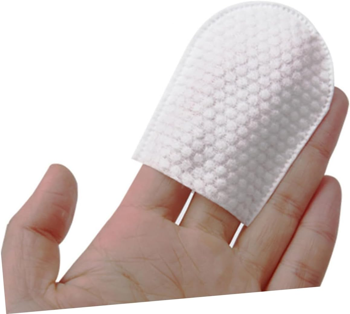 Healeved 240Pcs U-Shaped Pocket Cotton Pads Face Makeup Cleansing Pads Japanese Organic Cotton Makeup Remover Gentle for Skin Care image number 2