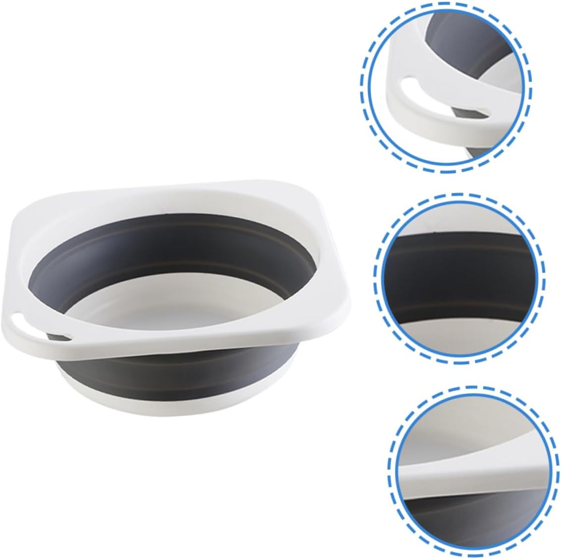 YOSADIER Space-Saving Folding Wash Basin Multi-Function Laundry Bucket for Kitchen Bathroom image number 5