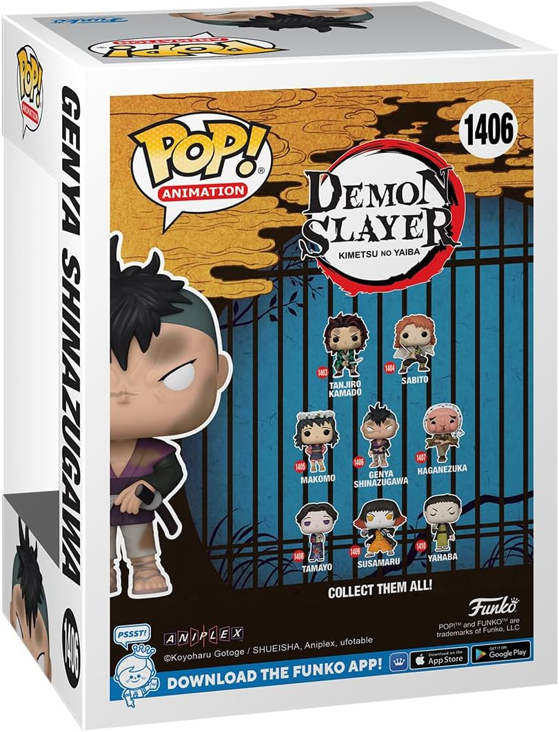 Funko Pop! Demon Slayer Genya Vinyl Figure image number 2