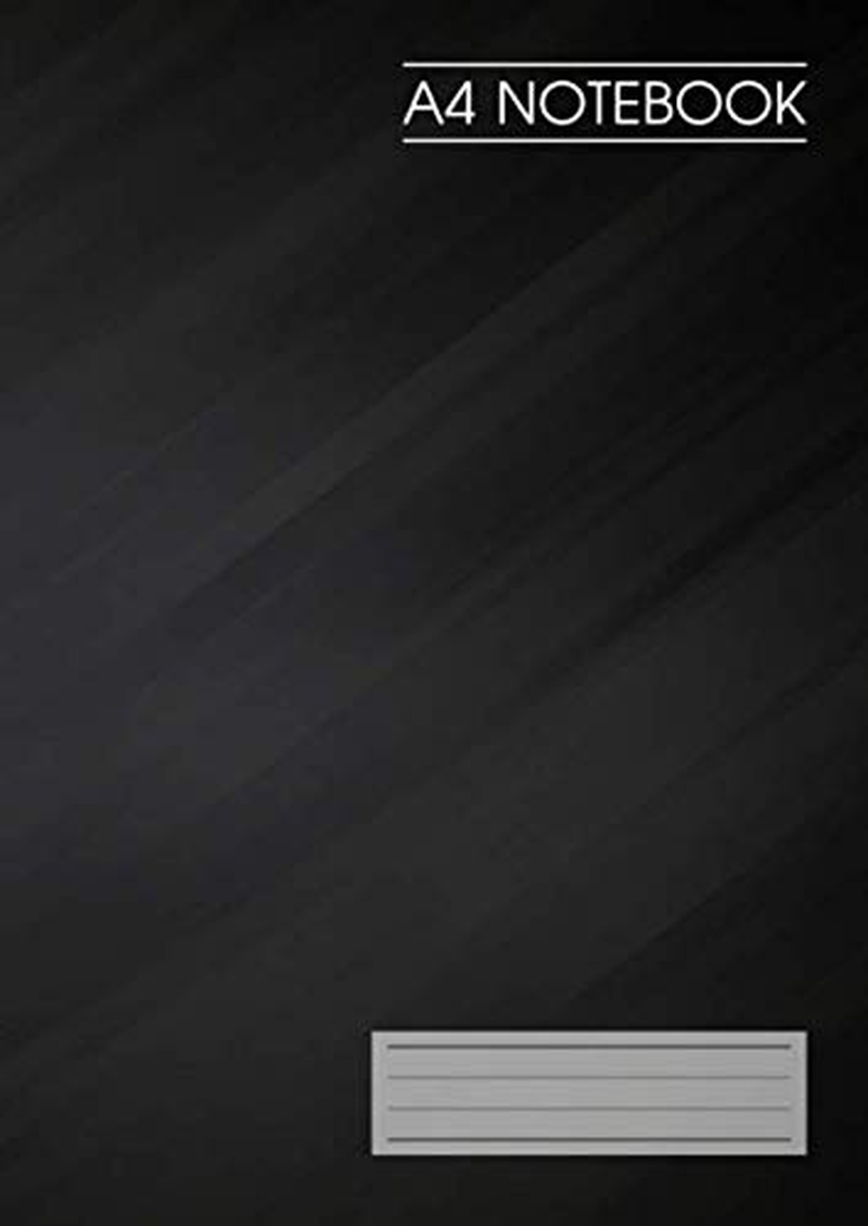 A4 Notebook: Lined Journal 400 Pages 90Gsm : Lined A4 Composition Notebook Writing Jotters : A4 Notebook No Margins : A4 Size 21 &times; 29.7 Cm : Abstact Cover Design : White Paper image number 1