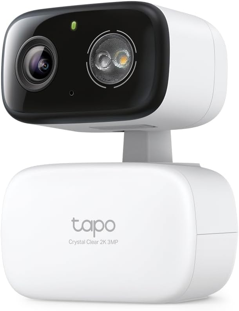 Tp-Link Tapo Indoor/Outdoor Home Security Wi-Fi Camera, 2K 3MP, Pan and Tilt, Full-Colour Night Vision, 360&deg;, AI Detection, Compact Design, Sound & Light Alarm, Weahterproof, Two-Way Audio (Tapo C216) image number 2