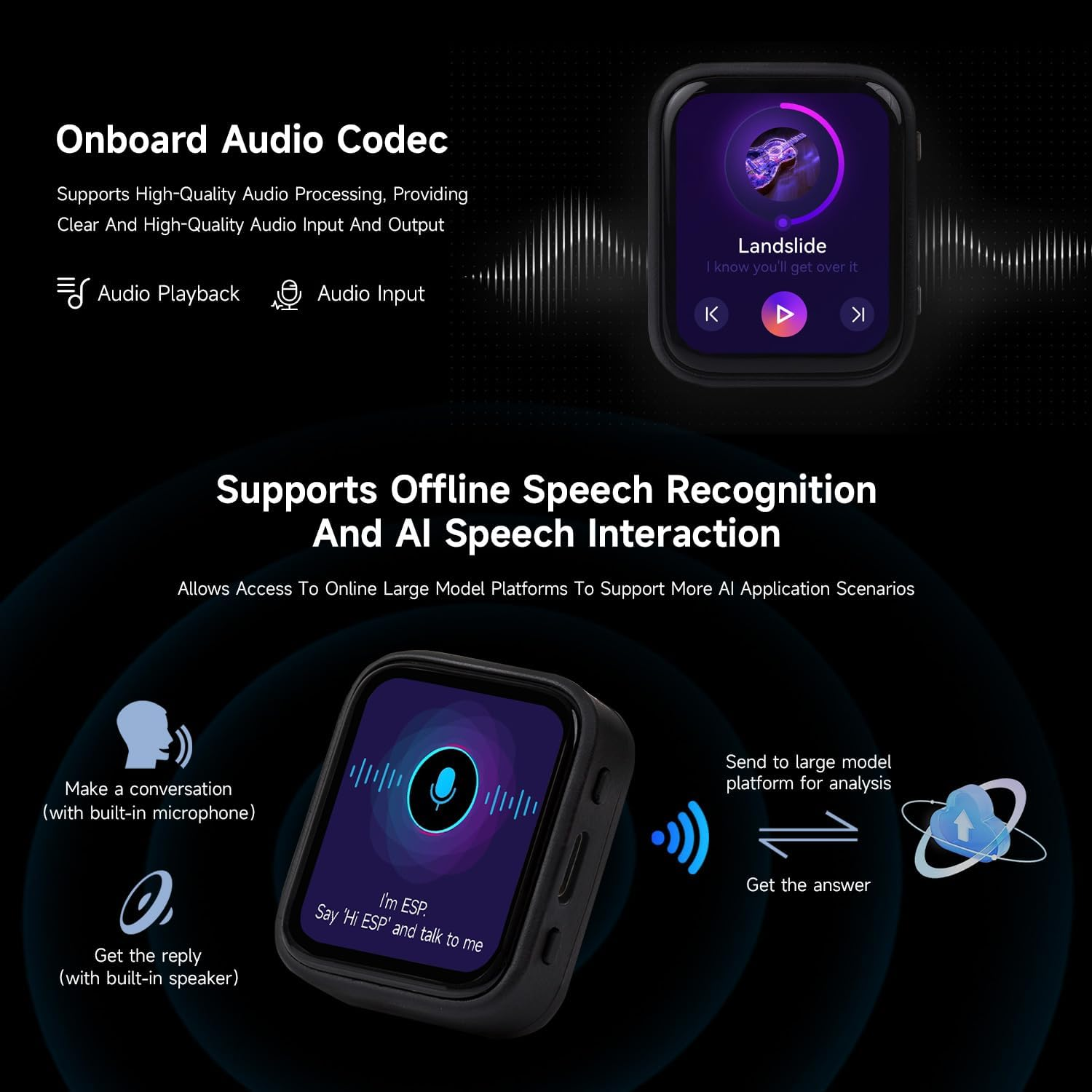 Waveshare ESP32-S3 1.8Inch AMOLED Touch Display, Embedded with SH8601 Display Driver and FT3168 Capacitive Touch Chip, ESP32 with Display,32-Bit LX7 Dual-Core Processor, 368&times;448 Pixels image number 6