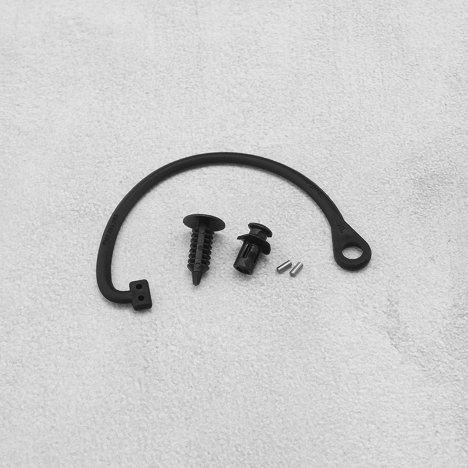 Roczential 2X Car Fuel Tank Cap Replacement Tether Oil Tank Cover Rope Anti-Lost Fuel Tank Cap Line Compatible with Fiat 500 Punto Panda Stilo Ducato Doblo, (Black) image number 6