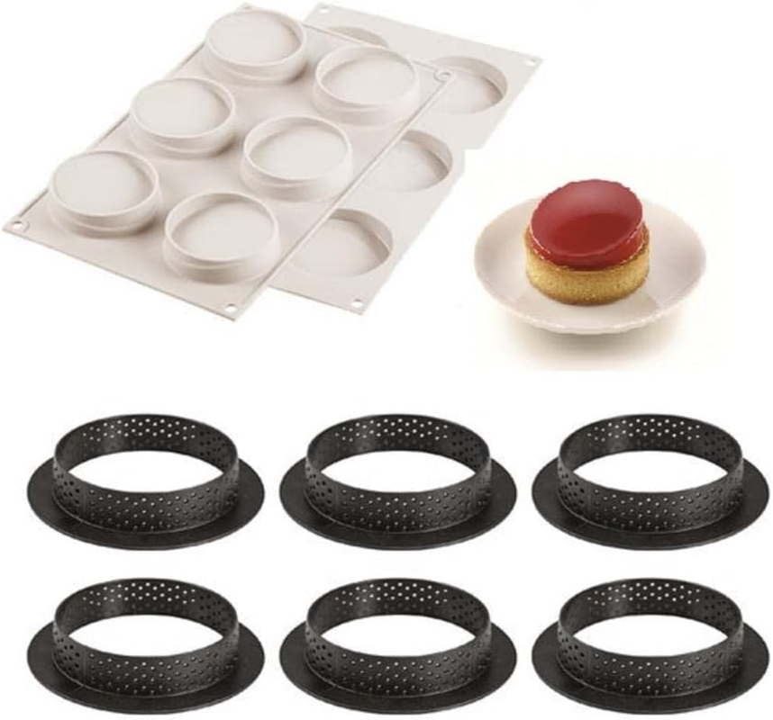 Silikomart Set of 6 Mini Tart Moulds image number 4