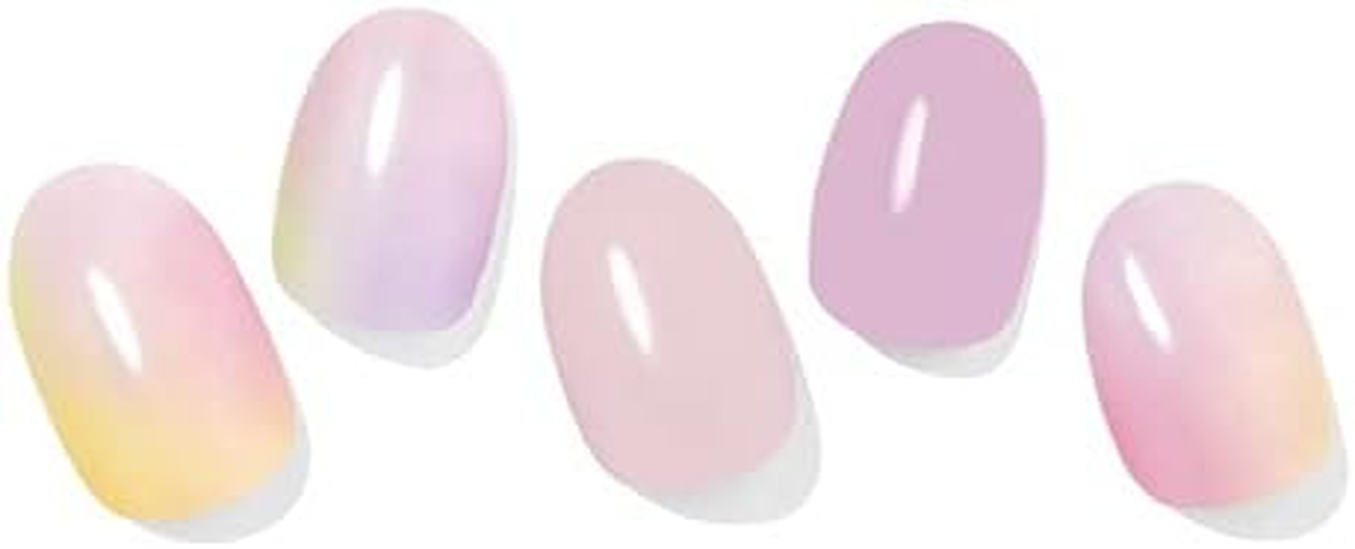 Cololab Showker Gel Nail Strip # CSA111 Spring Marble 1Pcs image number 3