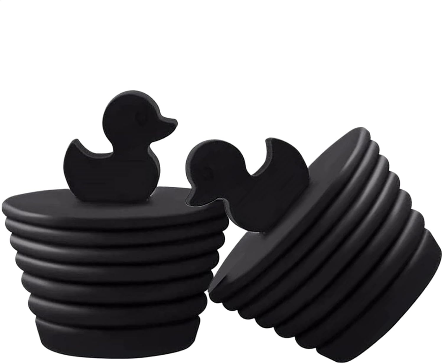 Kitchen Drain Stopper | 2X Bathtub Silicone Drain Plug Duck-Shaped | Shower Drain Plug Bath Draining Stopper for Bathtubs, Bathrooms, Kitchens, Sinks