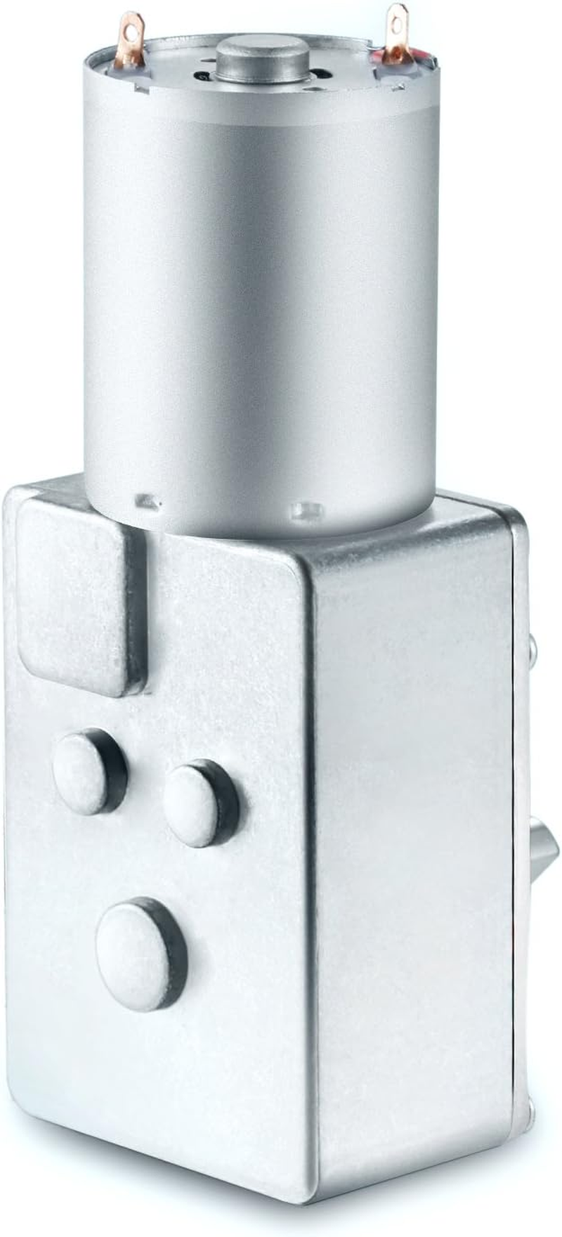 Greartisan DC 12V 250RPM Turbo Worm Geared Motor High Torque Turbine Worm Gear Box Reduction Motor 6Mm Shaft JSX40-370