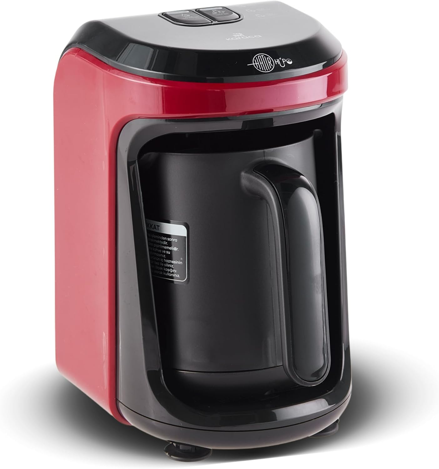 KARACA Hatır Koz Milky Turkish Coffee Machine 300Ml, 5 Cups Turkish Coffee Maker, Automatic Shut-Off & Temperature Control, Turkish Coffee Machine 535W, Rose Gold