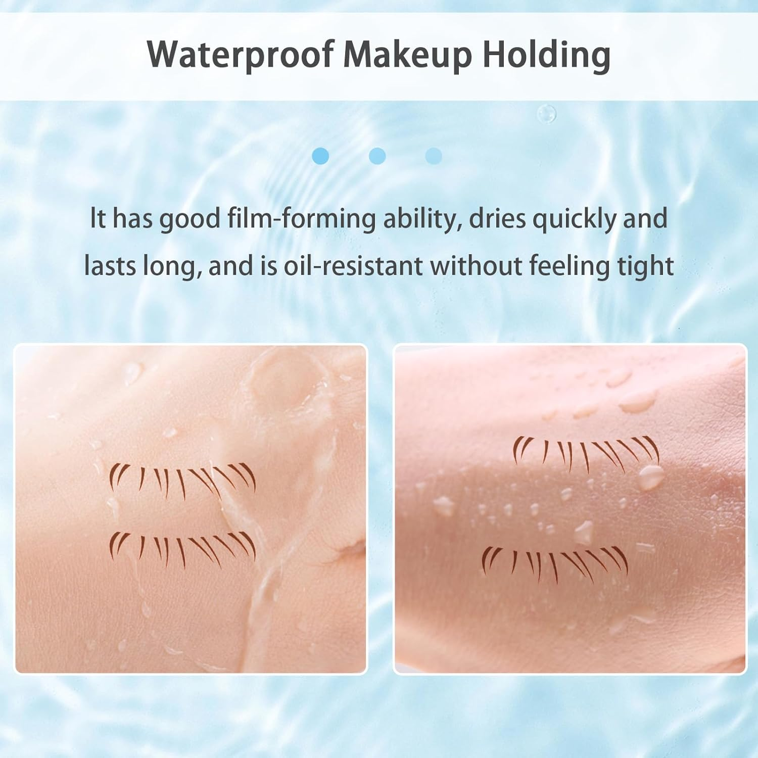 WALULAN 2-In-1 Waterproof Sweatproof Eyeliner,Lower Lash Stamp, Silicone Eyelash Stamp, Lower Eye Makeup Tool - 01 image number 3