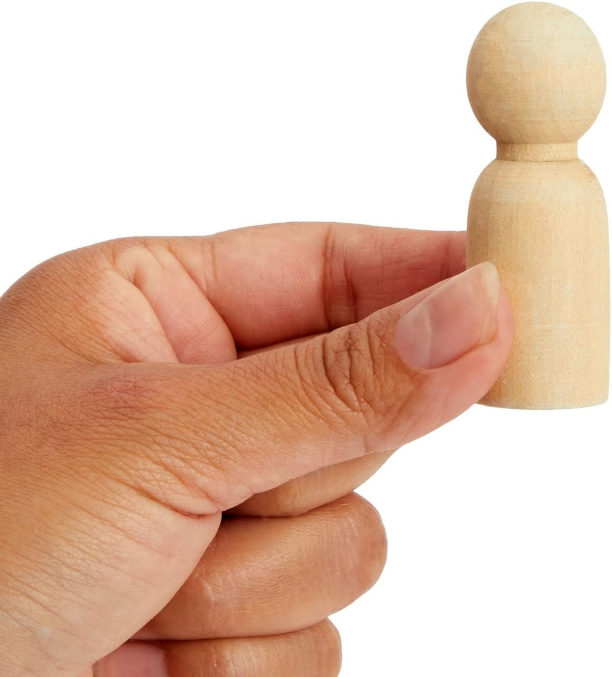 Bright Creations Unfinished Wood Peg Dad Doll Bodies (50 Count)