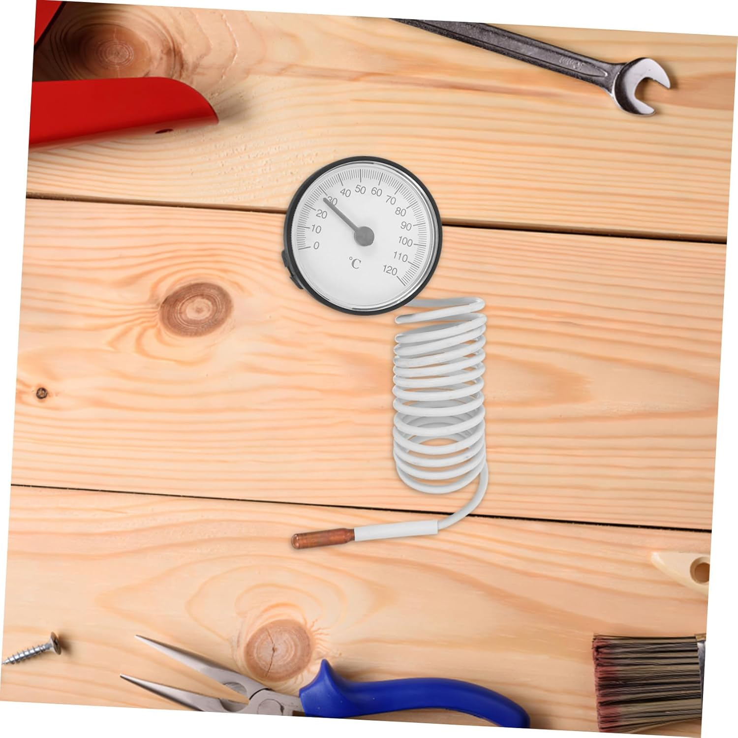 STAHAD Precision Liquid-Filled Dial Thermometer Range Compact Portable Temperature Gauge for Home Kitchen Cooking and Industrial Use image number 3