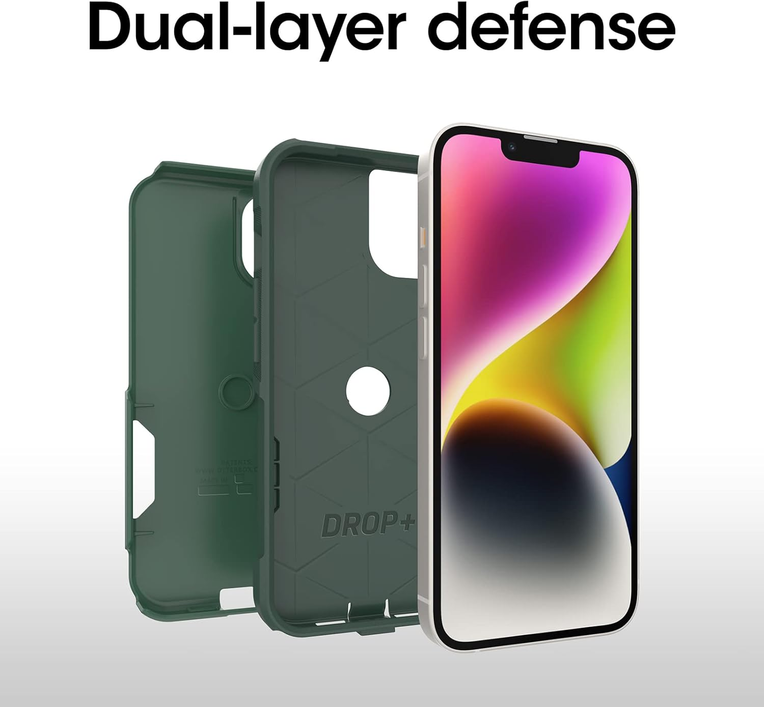 Otterbox Iphone 14 & Iphone 13 Commuter Series Case - Trees Company (Green), Slim & Tough, Pocket-Friendly, with Port Protection image number 3