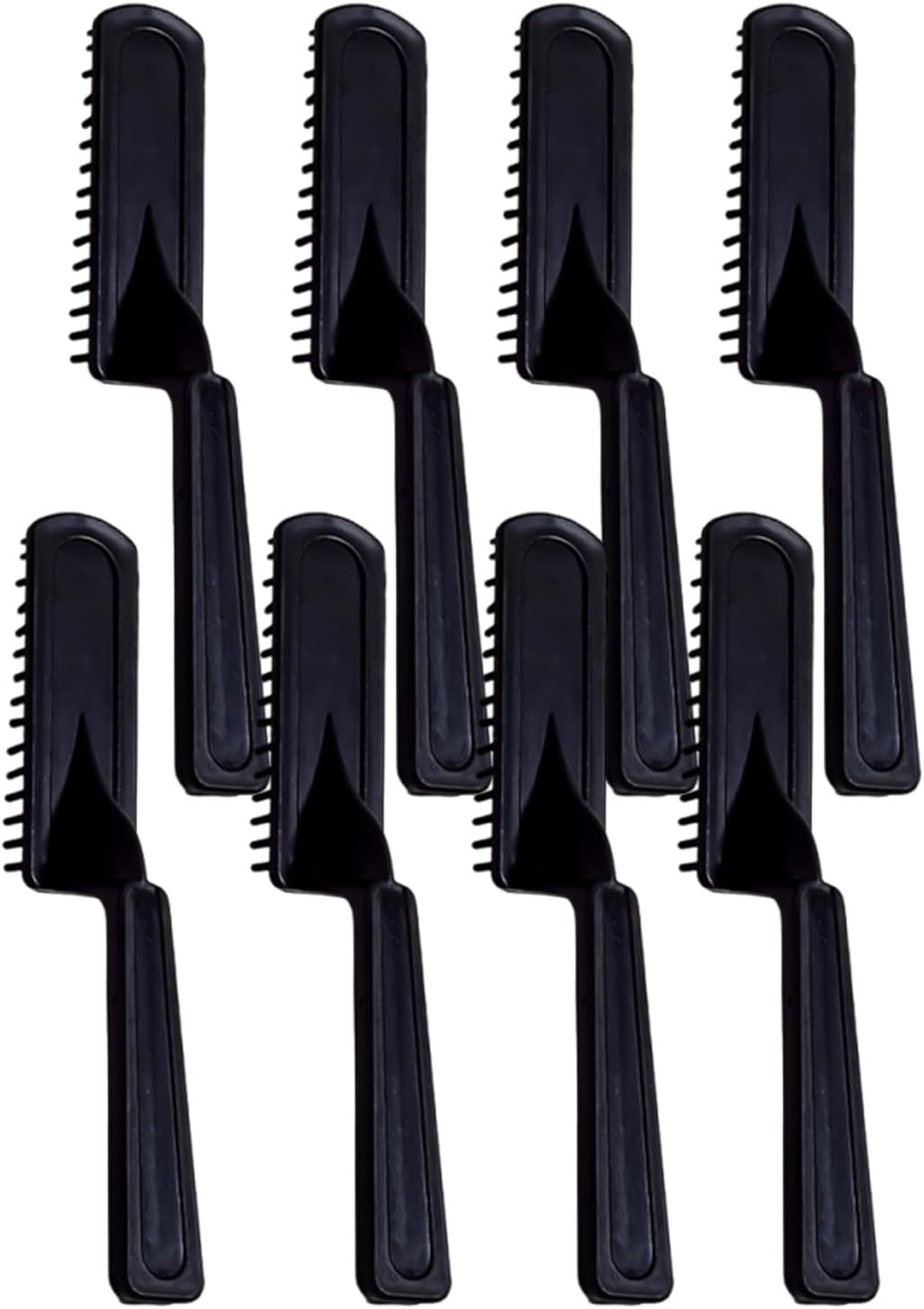 Anneratteryer Pack of 8 Hair Comb Curling Comb for Curls Hair Dye Brush Hair Highlight Comb Women Hair Styling Comb Tool for Colouring Tool Brush Balance Women (Black) image number 6