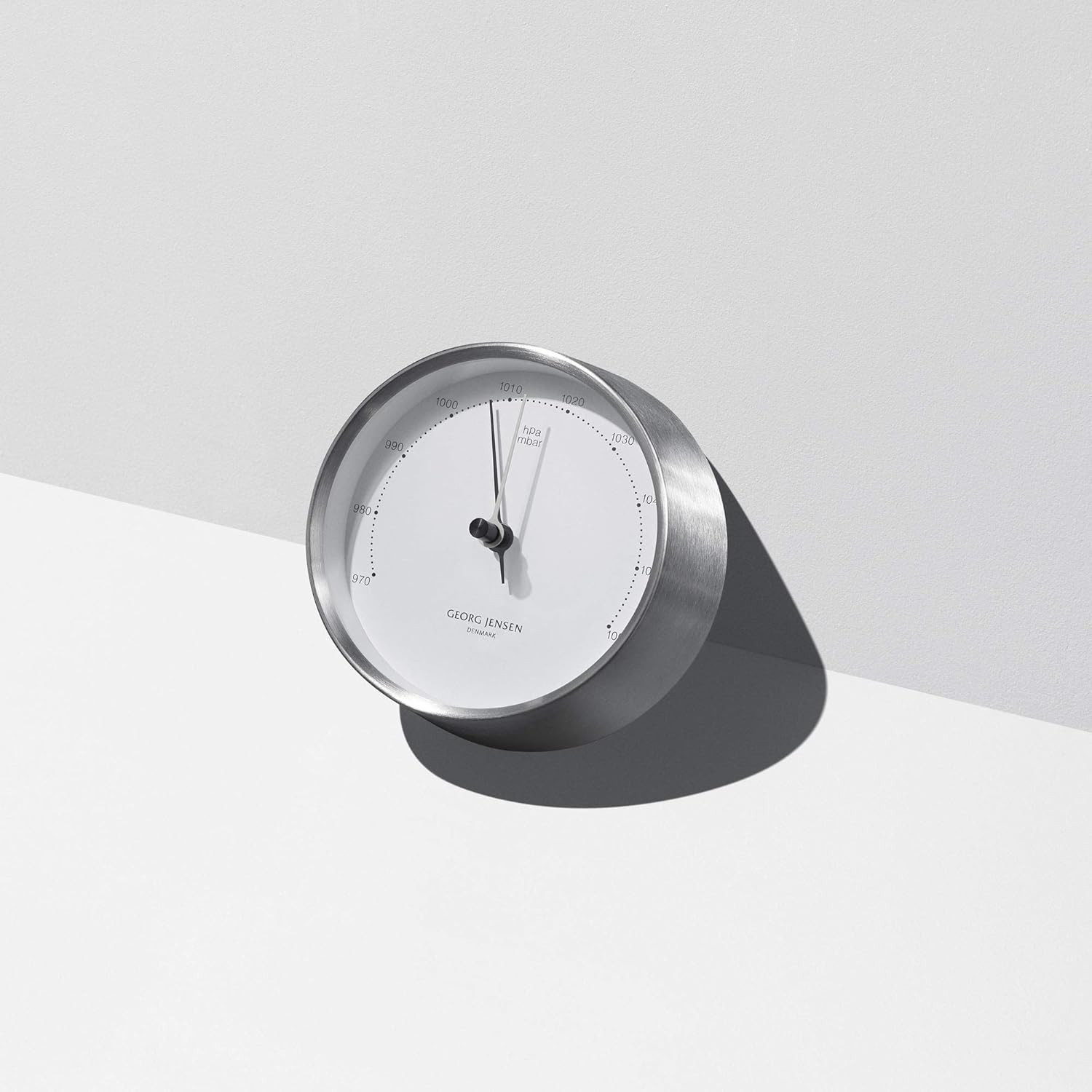 Georg Jensen Henning Koppel Barometer 10Cm Steel/White image number 2