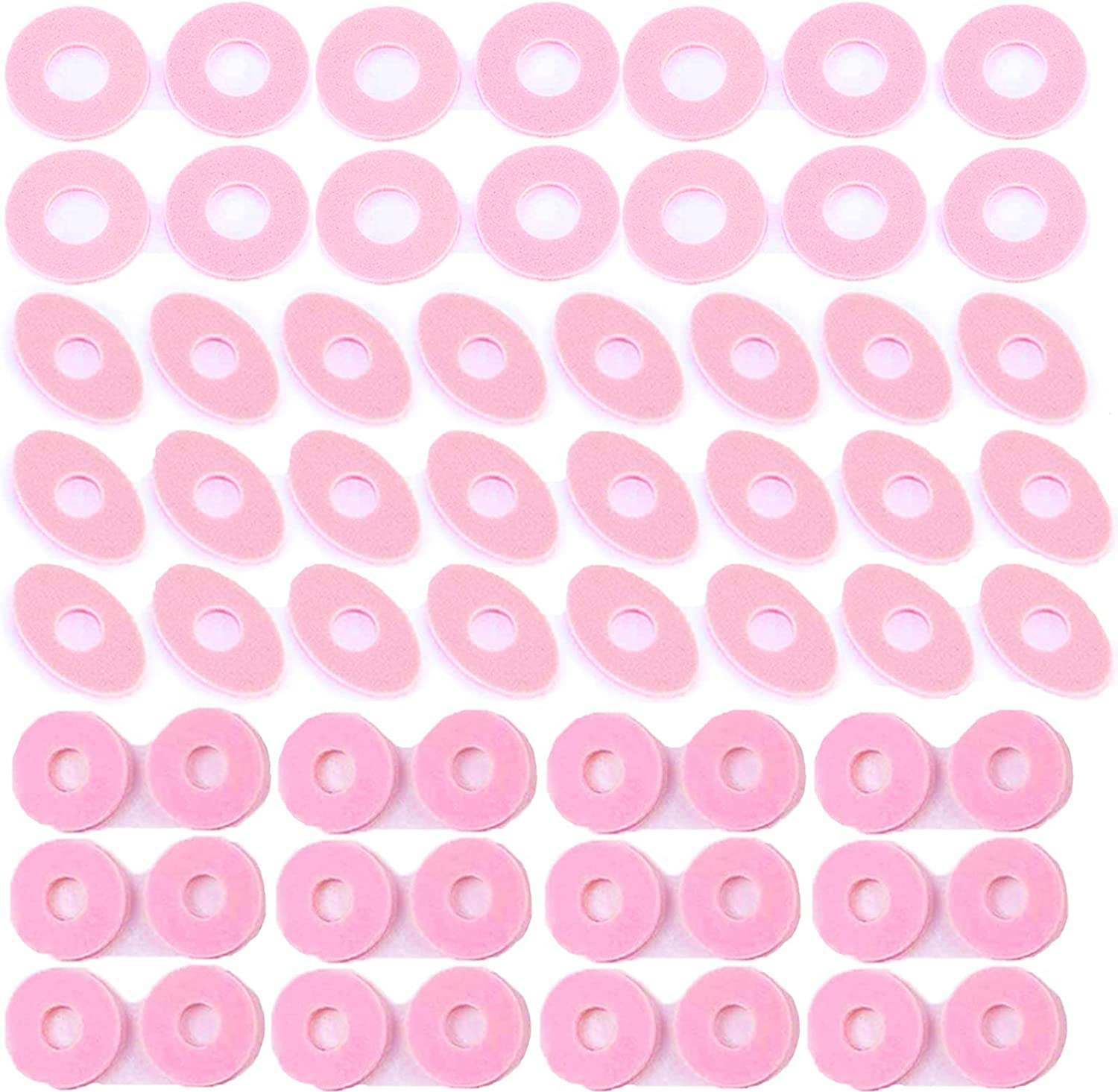 Corn Cushion Pads 66 Counts Variety Pack Foam Corn Protectos Pads for Foot, Toe Callus and Feet Sore image number 4