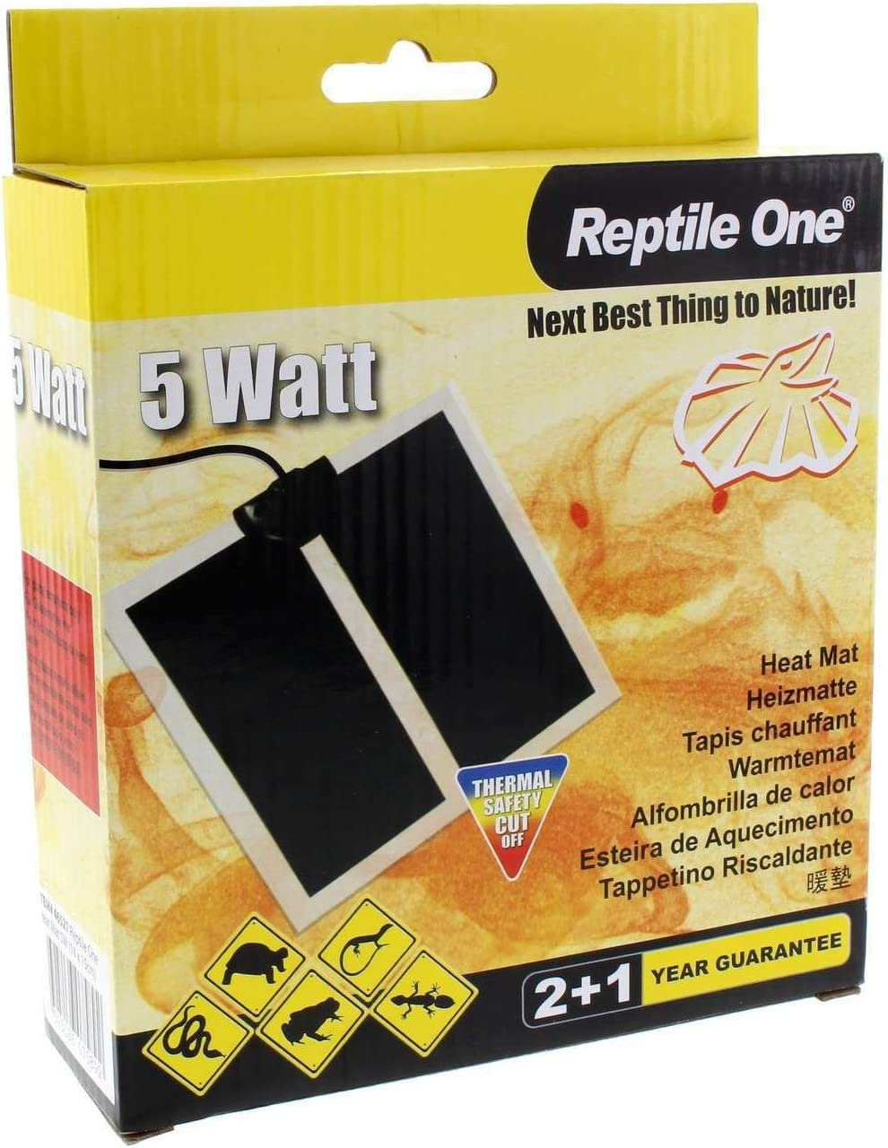 Heat Mat Reptile 5W 14 X 15Cm 240V Reptile One Safety Cut off Feature Thermal image number 3