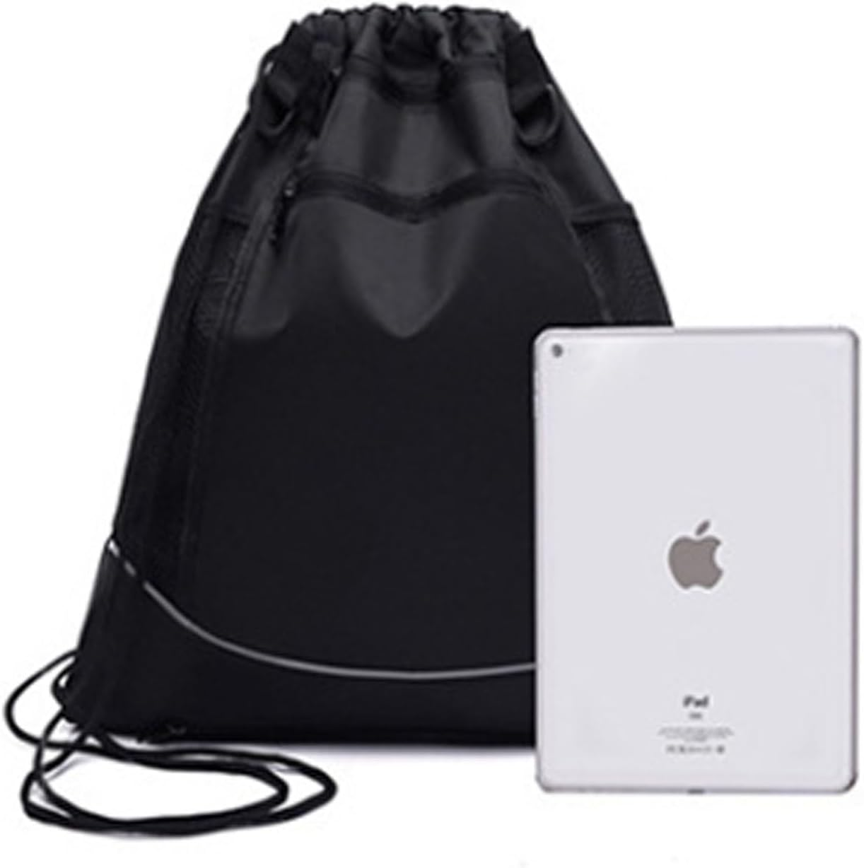 Drawstring Basketball Backpack,Foldable Storage and with Removable Mesh Pocket, Soccer, Volleyball, Baseball Multi-Purpose Training Bag Sports Backpacks image number 3